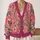 Folk Floral Heart Medallion Motif for Cozy Autumn Layering and Everyday Style for Women All-over Print Knitted Cardigan - 2