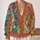 Vintage Floral Patchwork Garden for Cozy Autumn Days and Everyday Layering All-over Print Knitted Cardigan - 2