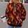 Vibrant Orange Flame Motifs for Festival Nights and Bold Everyday Streetwear Style All-over Print Hoodie (Lightweight) - 2
