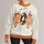 Gingham Boo Ghosts for Spooky Season Celebrations and Autumn Party Looks All-over Print Knitted Sweater - 1