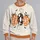 Gingham Boo Ghosts for Spooky Season Celebrations and Autumn Party Looks All-over Print Knitted Sweater - 2