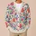 Colorful Folk Floral Motifs for Everyday Layering and Creative Casual Style All-over Print Knitted Cardigan - 6