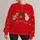 Three Festive Mouse-Ear Christmas Ornaments for Holiday Party Cheer and Gift Giving Joy All-over Print Knitted Sweater - 1