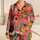 Retro Cat Collage For Cozy Bedtime Routines And Playful Lounge Moments For Kids Satin Pajamas Set - 1
