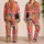 Retro Cat Collage For Cozy Bedtime Routines And Playful Lounge Moments For Kids Satin Pajamas Set - 2