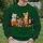 Autumn Kitten Pumpkin Scene for Cozy Fall Celebrations and Cat Lover Gatherings at Home All-over Print Knitted Sweater - 6
