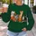 Autumn Kitten Pumpkin Scene for Cozy Fall Celebrations and Cat Lover Gatherings at Home All-over Print Knitted Sweater - 5