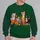Autumn Kitten Pumpkin Scene for Cozy Fall Celebrations and Cat Lover Gatherings at Home All-over Print Knitted Sweater - 2
