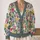Multicolor Cottage Garden Florals for Cozy Autumn Layering and Everyday Casual Style All-over Print Knitted Cardigan - 2