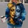 Split Sun And Moon Faces For Halloween Nights, Gothic Gatherings And Autumn Evenings All-over Print Hoodie (Lightweight) - 2