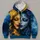 Split Sun And Moon Faces For Halloween Nights, Gothic Gatherings And Autumn Evenings All-over Print Hoodie (Lightweight) - 4