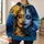 Split Sun And Moon Faces For Halloween Nights, Gothic Gatherings And Autumn Evenings All-over Print Hoodie (Lightweight) - 6