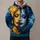 Split Sun And Moon Faces For Halloween Nights, Gothic Gatherings And Autumn Evenings All-over Print Hoodie (Lightweight) - 1