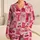 Sweet Cherry Bow Checkerboard Lounge Gift For Women And Girls For Cozy Nights Home Satin Pajamas Set - 1