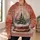 Snow Globe Christmas Tree Scene for Cozy Winter Celebrations and Holiday Gatherings All-over Print Hoodie (Lightweight) - 6