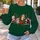 Festive Santa Hat Cats with Holiday Gifts and Garland for Cozy Winter Celebrations All-over Print Knitted Sweater - 5
