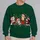 Festive Santa Hat Cats with Holiday Gifts and Garland for Cozy Winter Celebrations All-over Print Knitted Sweater - 2