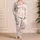 Easter Bunny And Bow Watercolor On Ivory For Cozy Spring Nights At Home For Girls Satin Pajamas Set - 4