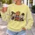 Three Halloween Animal Friends for Spooky Season Celebrations and Cozy Autumn Outings All-over Print Knitted Sweater - 5