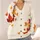 Autumn Maple Leaves In Warm Ivory For Cozy Fall Layering And Nature Lovers All-over Print Knitted Cardigan - 4