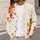 Autumn Maple Leaves In Warm Ivory For Cozy Fall Layering And Nature Lovers All-over Print Knitted Cardigan - 5