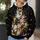 Christmas Kitten Tree Scene for Festive Winter Celebrations and Cozy Cat Lovers All-over Print Hoodie (Lightweight) - 5