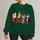 Four Festive Christmas Cats with Gifts for Cozy Holiday Gatherings and Winter Cheer at Home All-over Print Knitted Sweater - 1