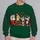 Four Festive Christmas Cats with Gifts for Cozy Holiday Gatherings and Winter Cheer at Home All-over Print Knitted Sweater - 2