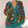 Colorful Folk Art Chickens for Farmhouse Style and Creative Everyday Layering for Women All-over Print Knitted Cardigan - 4
