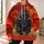 Charging Bison In Fiery Grassland For Bold Outdoor Adventures And Everyday Wear All-over Print Hoodie (Lightweight) - 6