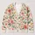 Watercolor Pink Florals for Spring Outings and Everyday Layering for Teens All-over Print Knitted Cardigan - 1
