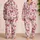 Butterfly Motifs For Cozy At-Home Lounging And Sweet Sleep For Women Every Night Satin Pajamas Set - 2
