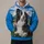 Border Collie Under Open Sky for Countryside Walks and Everyday Outdoor Adventures All-over Print Hoodie (Lightweight) - 1