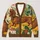 Brown Dachshund Garden Scene for Cozy Everyday Layering and Dog Lover Style All-over Print Knitted Cardigan - 1