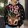 Christmas Reindeer and Candy Cane Letters for Festive Winter Celebrations All Season All-over Print Hoodie (Lightweight) - 5
