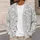 White Floral Sprigs for Soft Garden Days and Relaxed Everyday Layering All-over Print Knitted Cardigan - 5