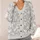White Floral Sprigs for Soft Garden Days and Relaxed Everyday Layering All-over Print Knitted Cardigan - 4