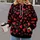 Red Hearts On Black For Valentine Romance And Everyday Love All-over Print Hoodie (Lightweight) - 2