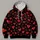 Red Hearts On Black For Valentine Romance And Everyday Love All-over Print Hoodie (Lightweight) - 4