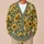 Golden Sunflower Blooms for Relaxed Everyday Country Style All-over Print Knitted Cardigan - 6