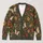 Rust And Ivory Butterflies With Wildflowers For Everyday Nature Inspired Style All-over Print Knitted Cardigan - 1