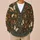 Rust And Ivory Butterflies With Wildflowers For Everyday Nature Inspired Style All-over Print Knitted Cardigan - 6