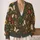 Rust And Ivory Butterflies With Wildflowers For Everyday Nature Inspired Style All-over Print Knitted Cardigan - 2