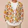 Watercolor Halloween Pumpkins and Bats for Cozy Autumn Evenings and Festive Fall Style All-over Print Knitted Cardigan - 6