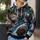 Realistic Multi-Shark Ocean Collage for Bold Coastal Adventure and Everyday Wear All-over Print Hoodie (Lightweight) - 5