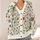 Vintage Botanical Florals for Relaxed Everyday Layering and Nature Lovers All-over Print Knitted Cardigan - 4