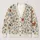 Vintage Botanical Florals for Relaxed Everyday Layering and Nature Lovers All-over Print Knitted Cardigan - 1