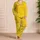 Cheerful Duck Motif for Cozy Summer Nights, Lounging, and Gift Giving at Home Daily Satin Pajamas Set - 4