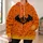Pumpkin Bat Halloween Motif For Autumn Parties, Trick Or Treating And Outdoor Festivities All-over Print Hoodie (Lightweight) - 6