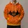 Pumpkin Bat Halloween Motif For Autumn Parties, Trick Or Treating And Outdoor Festivities All-over Print Hoodie (Lightweight) - 1